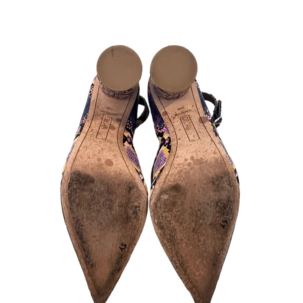 Deltan Jami Multi-Color Snake Print Ankle Strap B… - image 6